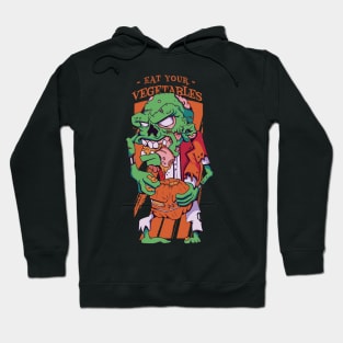 Zombie Eating Pumpkin // Eat Your Vegetables Hoodie